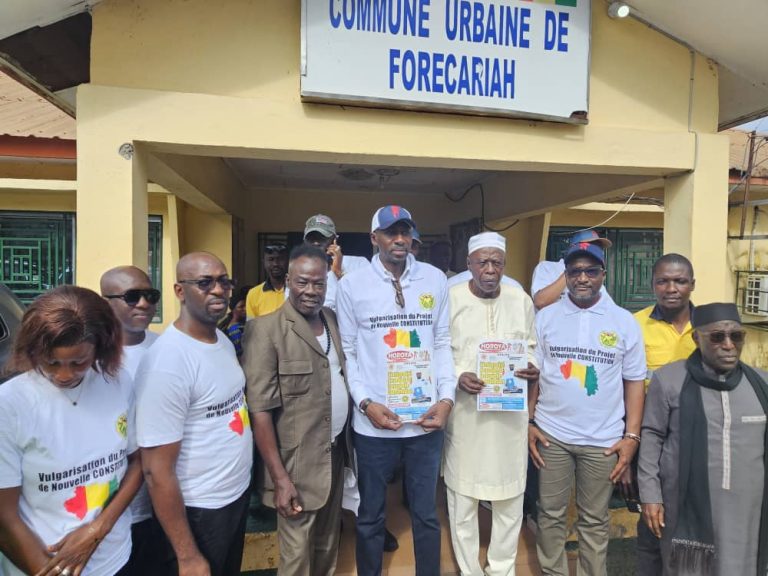 L’ANAIM en mission de vulgarisation du projet de Nouvelle Constitution à Forécariah : une étape marquée par l’échange et la proximité