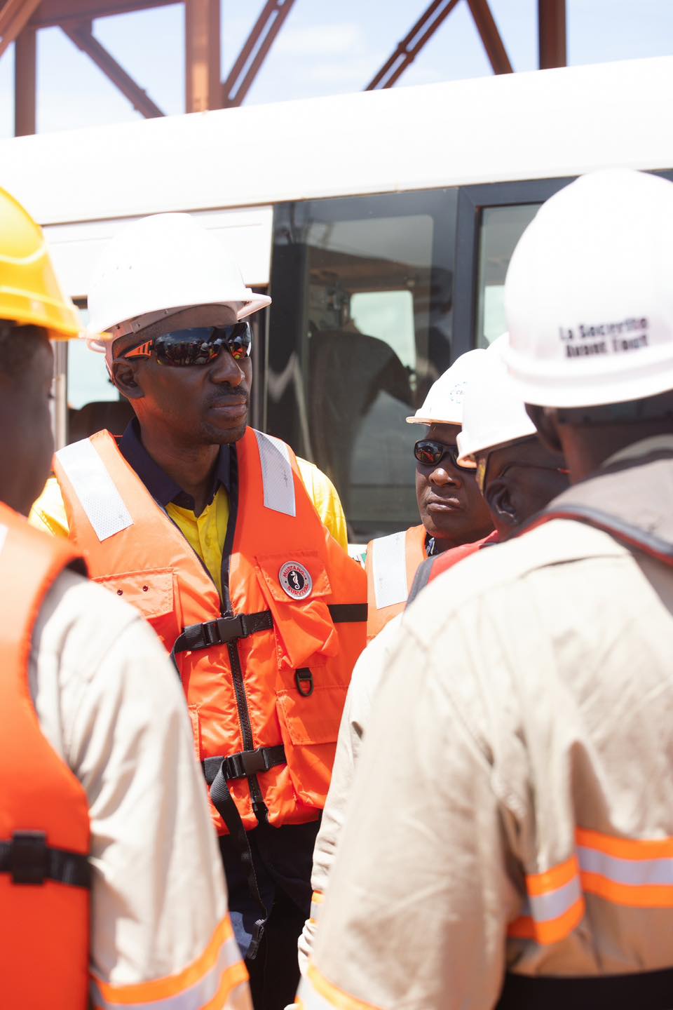 Mission de visite des infrastructures minières dans le corridor nord-ouest à Kamsar